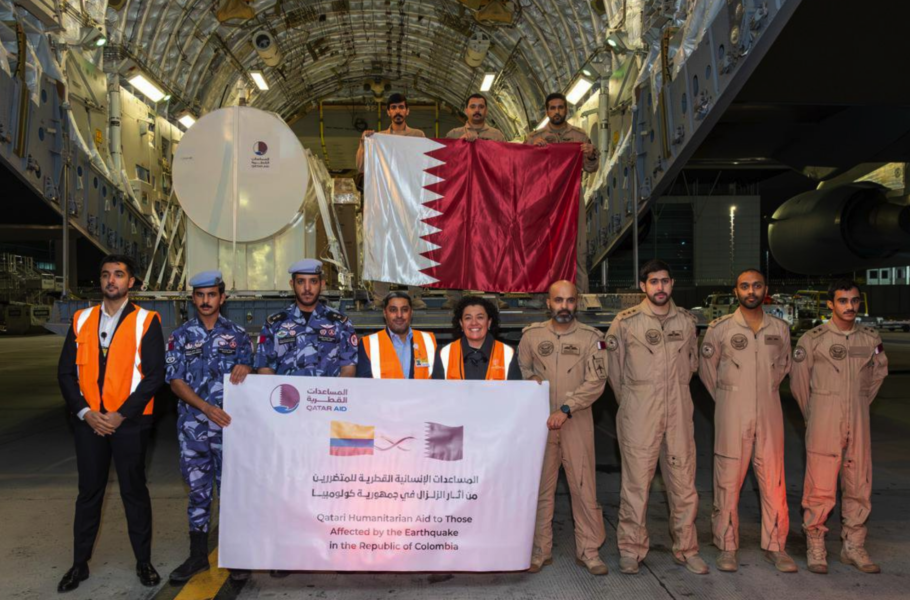 Qatar Sends Field Hospital to Colombia After Earthquake